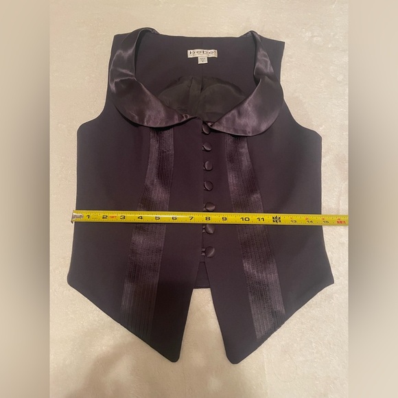 Bebe San Francisco Wool Corset Vest Top Size 6 Made in USA - Picture 8 of 12
